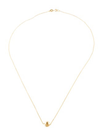Necklace 18K 'OM' Bead Pendant Necklace