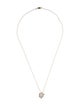 Necklace 14K 1.00ctw Diamond Bubble Pendant Necklace