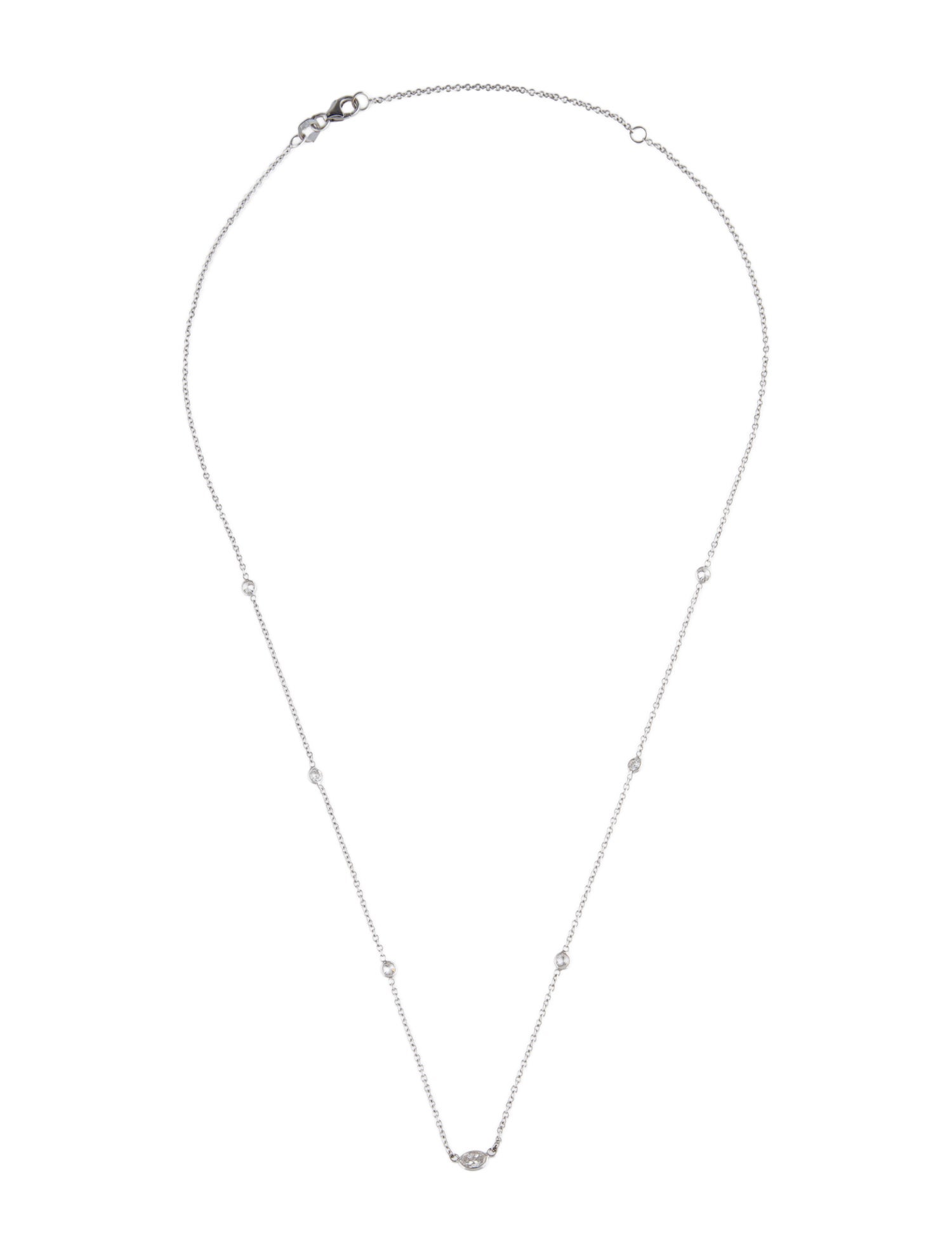 Necklace 14K Diamond Station
