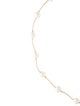 Necklace 14K Pearl Station Scalloped Necklace