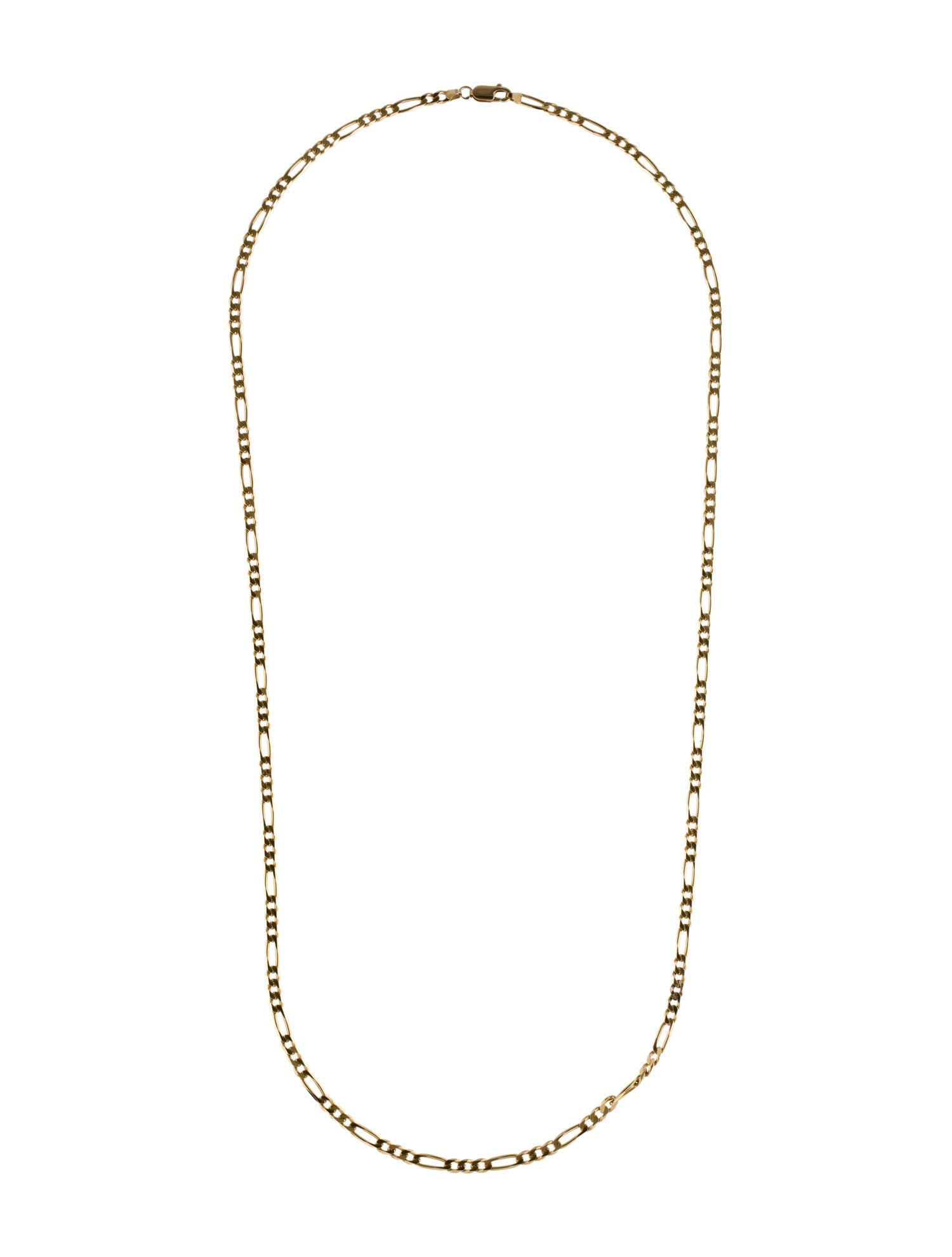 Necklace 14K Flat Figaro Chain