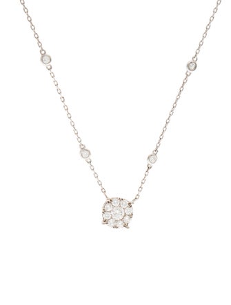 Necklace 14K 1.00ctw Diamond Pendant Necklace