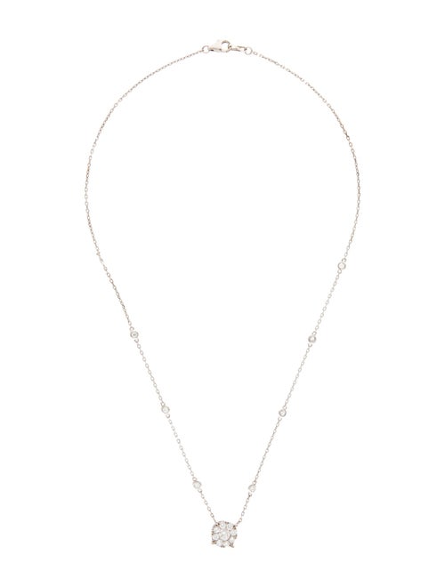 Necklace 14K 1.00ctw Diamond Pendant Necklace