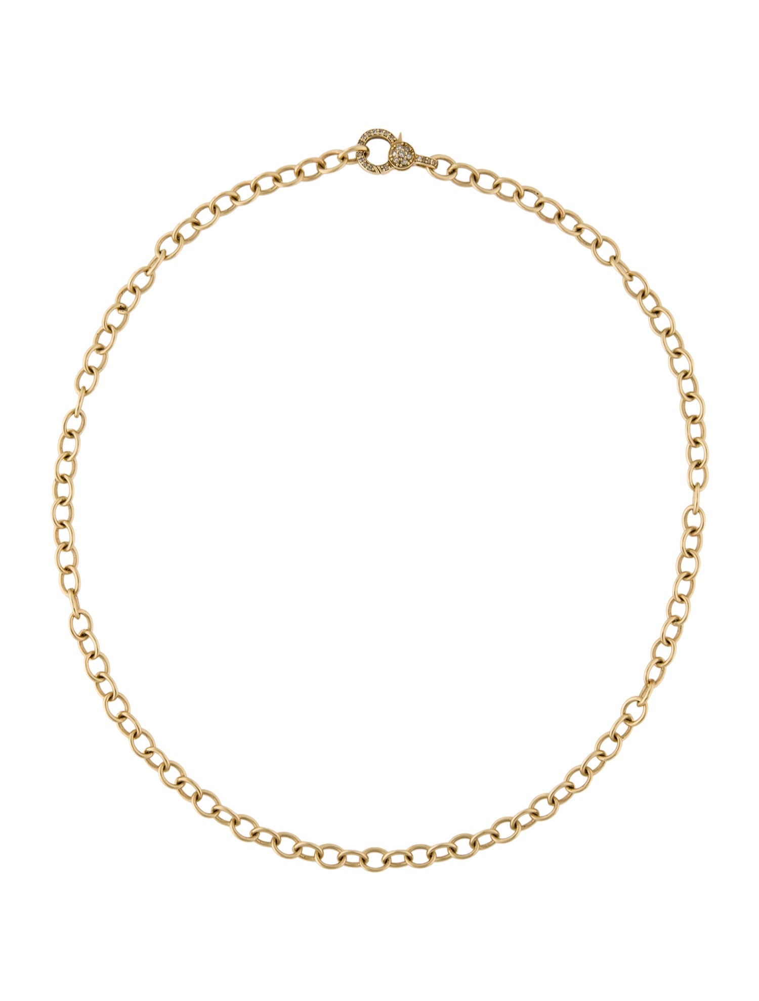Necklace 14K Diamond Link Chain