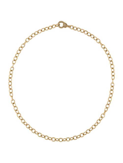 Necklace 14K Diamond Link Chain