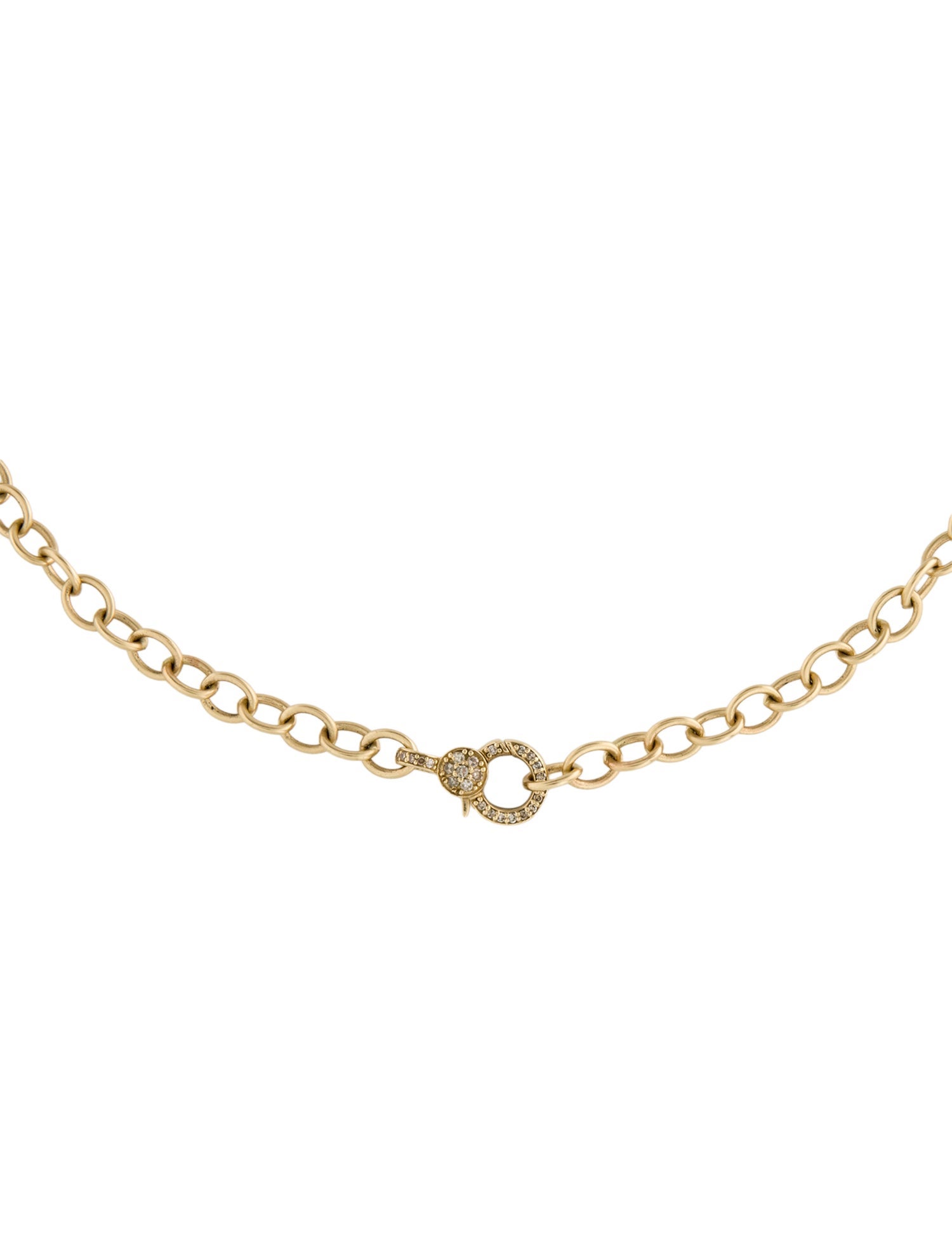 Necklace 14K Diamond Link Chain