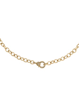Necklace 14K Diamond Link Chain