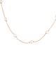 Necklace 18K Cultured Pearl Station Necklace