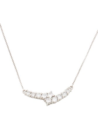 Necklace Platinum Diamond Pendant Necklace