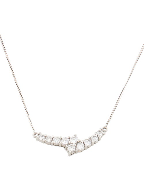 Necklace Platinum Diamond Pendant Necklace