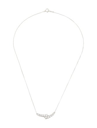 Necklace Platinum Diamond Pendant Necklace