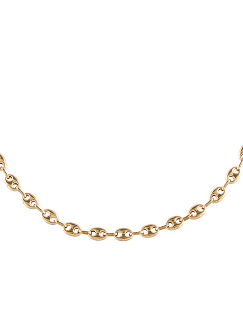 Necklace 18K Mariner Coffee Bean Chain Necklace