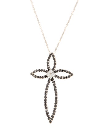 Necklace 18K 1.28ctw Diamond Pendant Necklace