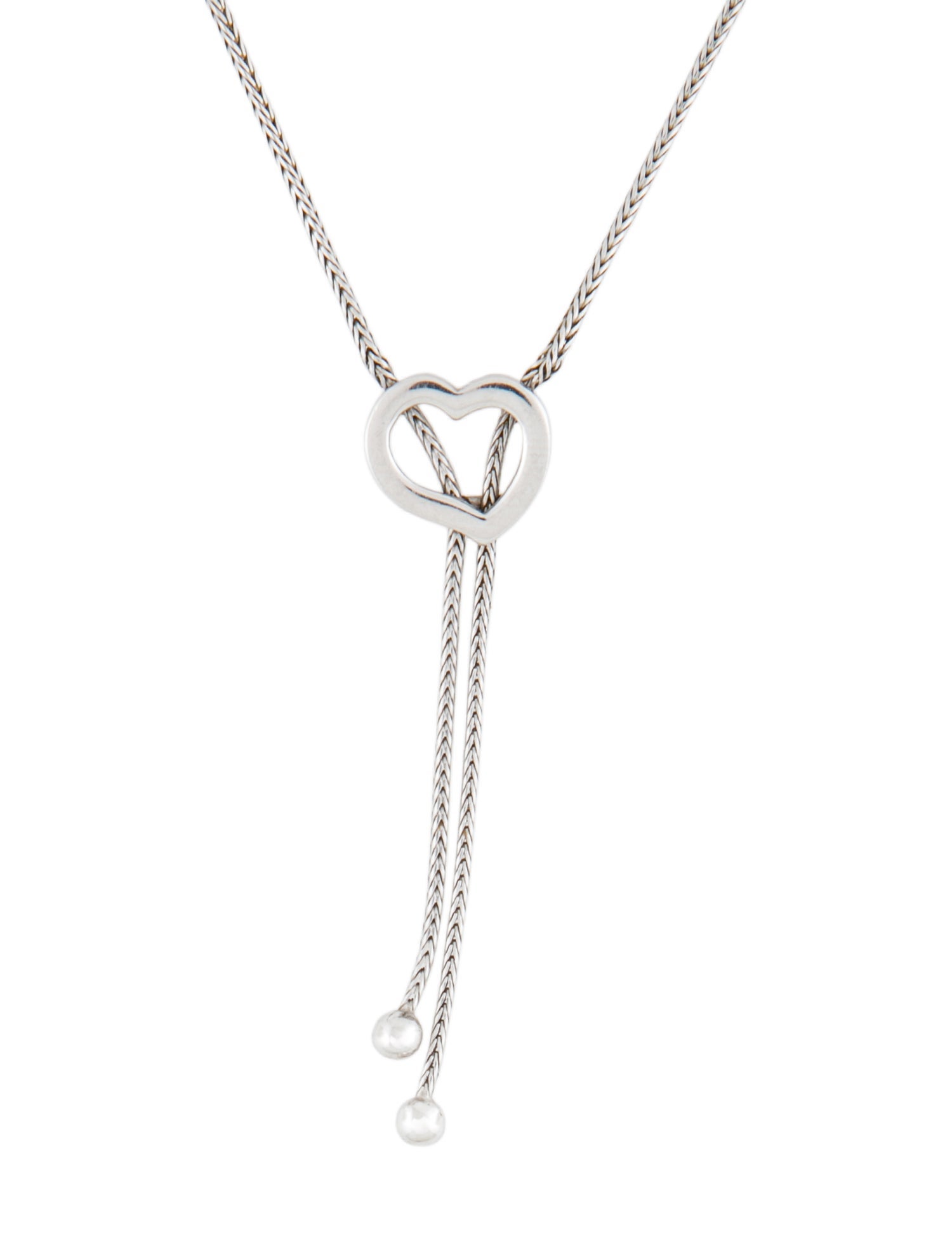 Necklace 14K Heart Lariat Necklace