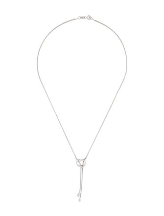 Necklace 14K Heart Lariat Necklace