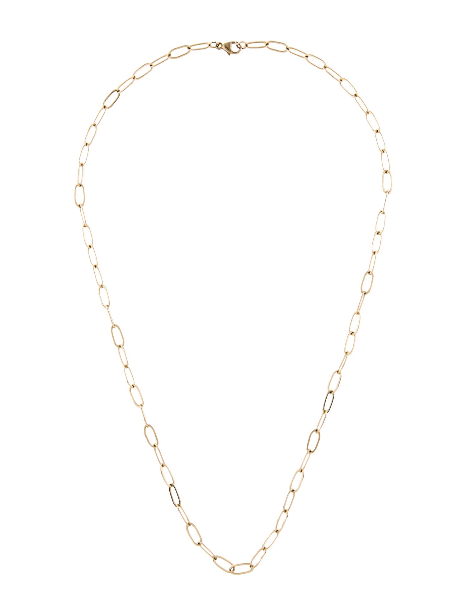 Necklace 10K Oval Link Chain
