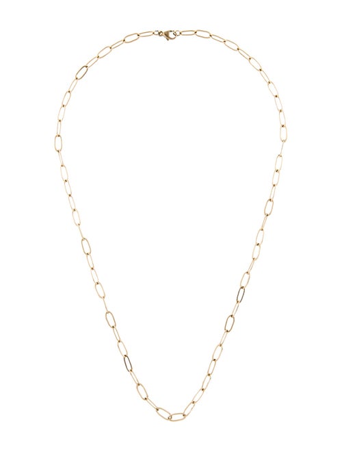 Necklace 10K Oval Link Chain Necklace