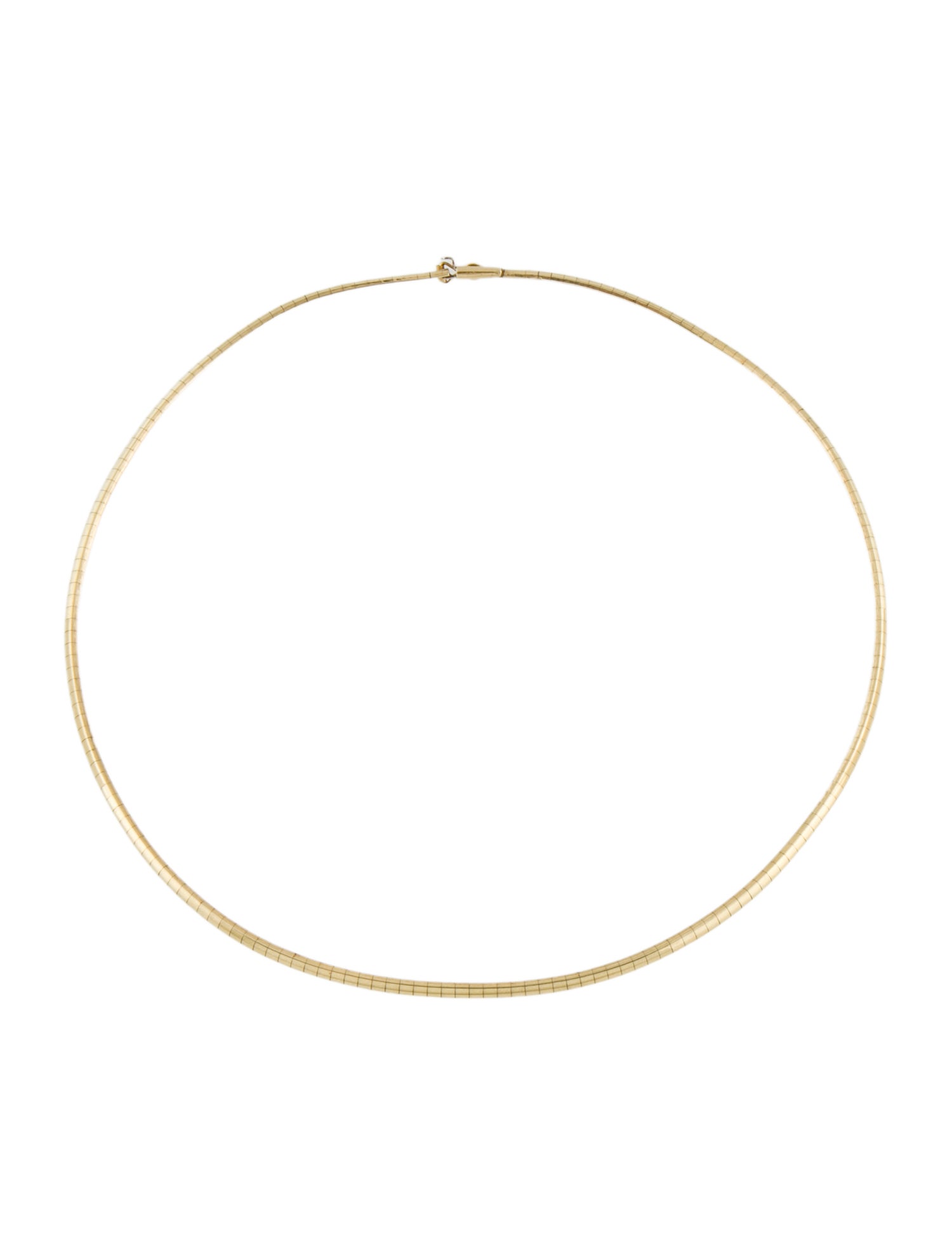 Necklace 14K Omega Chain Link