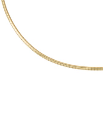 Necklace 14K Omega Chain Link Necklace