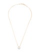 Necklace 14K Diamond Peace Pendant Necklace