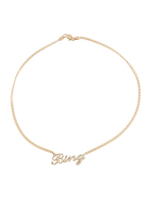 Necklace 14K Diamond Signature Choker Necklace