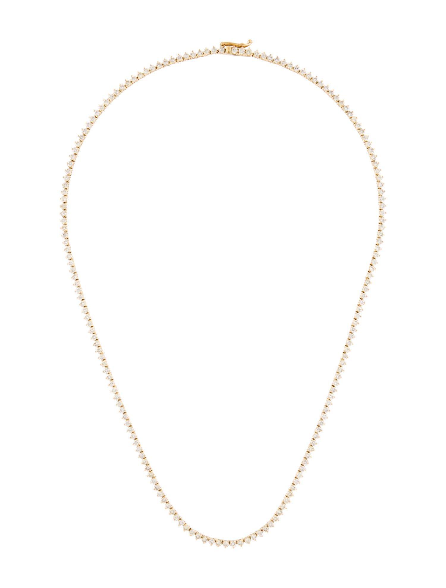 Necklace 14K 5.34ctw Diamond Tennis Necklace