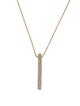 Necklace 14K Diamond Bar Pendant Necklace