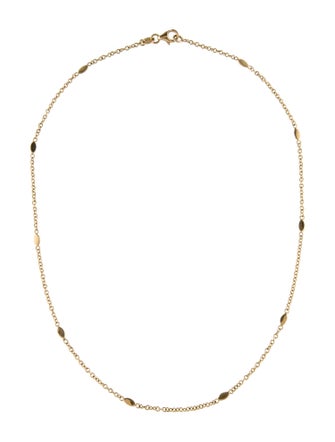 Necklace 14K Link Station Necklace