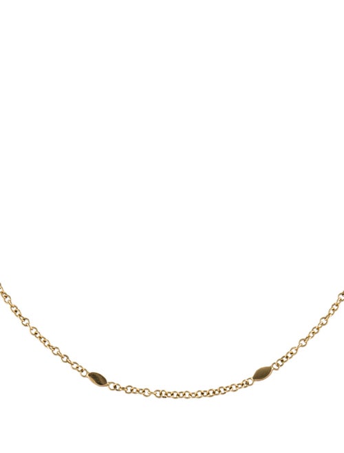 Necklace 14K Link Station Necklace