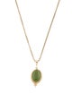 Necklace 14K 3.30ct Nephrite Pendant Necklace
