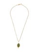 Necklace 14K 3.30ct Nephrite Pendant Necklace