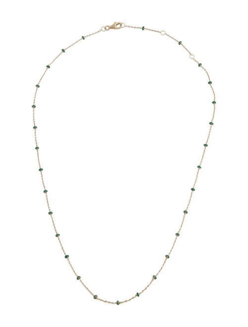 Necklace 14K Enamel Chain Necklace