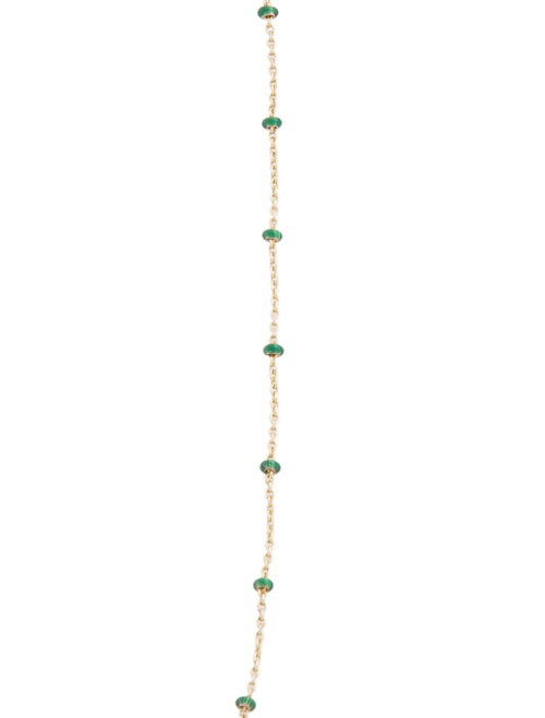 Necklace 14K Enamel Chain Necklace