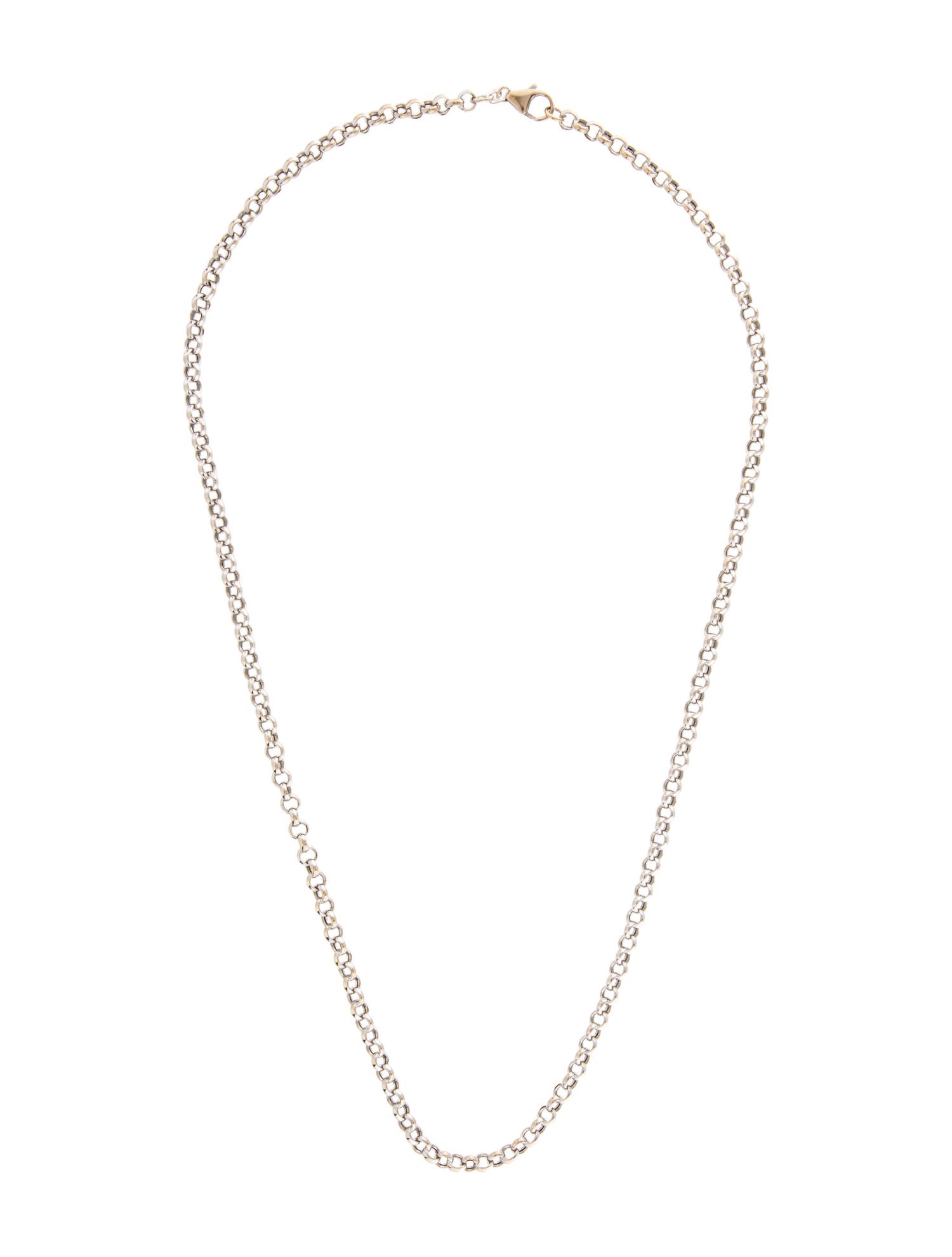 Necklace 18K Round Link Chain