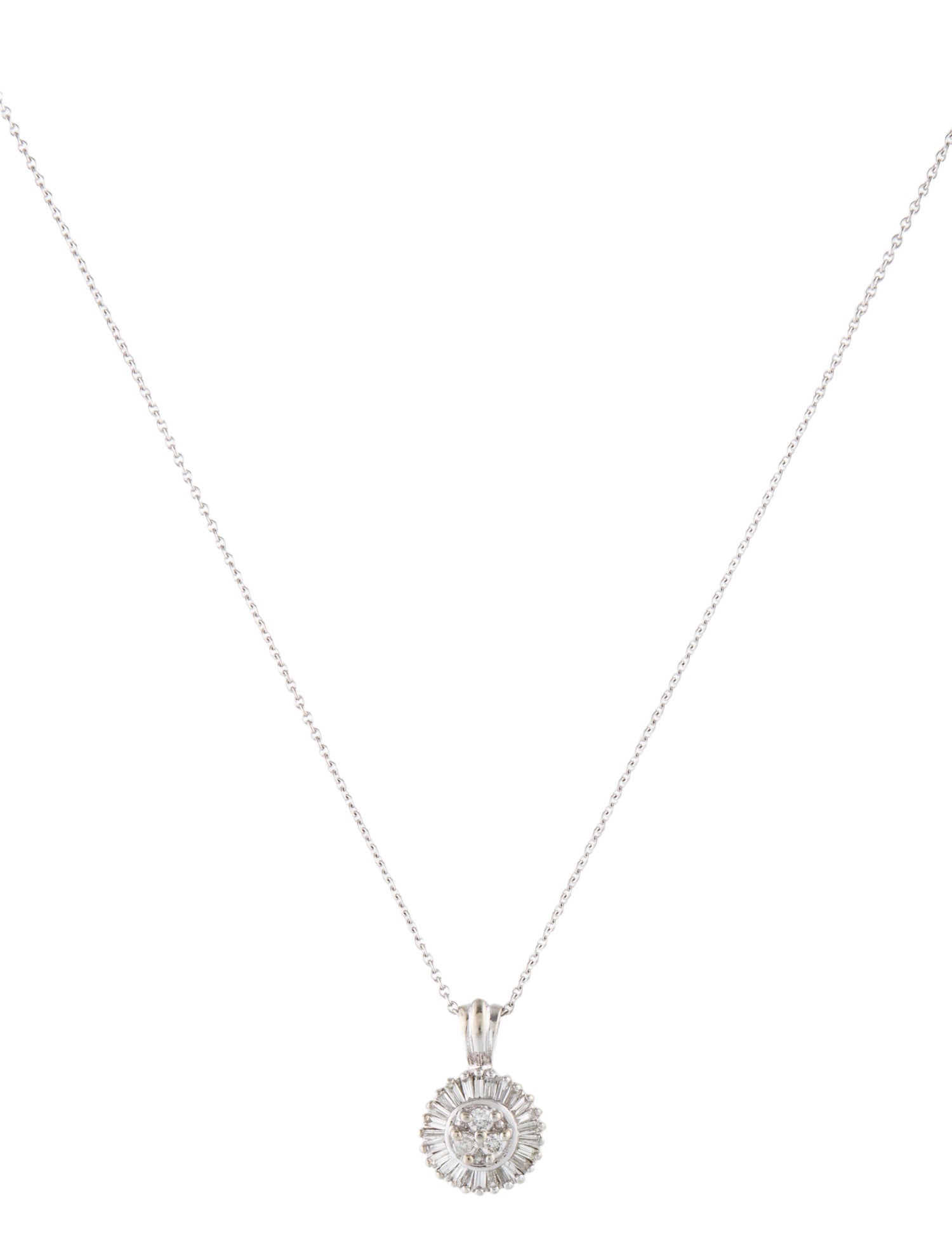 Necklace 14K Diamond Pendant