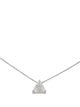 Necklace Platinum Diamond Solitaire Pendant Necklace