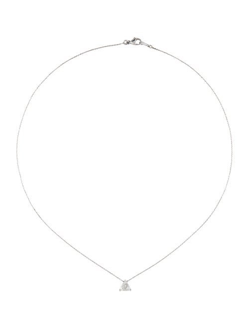 Necklace Platinum Diamond Solitaire Pendant Necklace