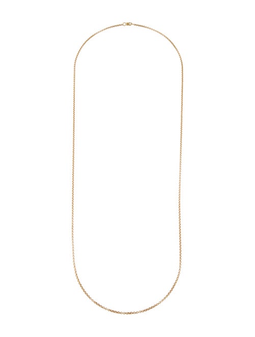 Necklace 14K Rolo Chain Necklace