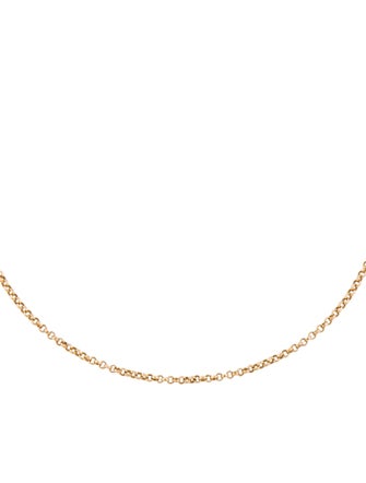 Necklace 14K Rolo Chain Necklace