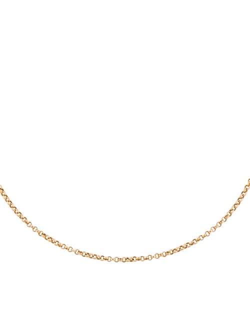 Necklace 14K Rolo Chain Necklace