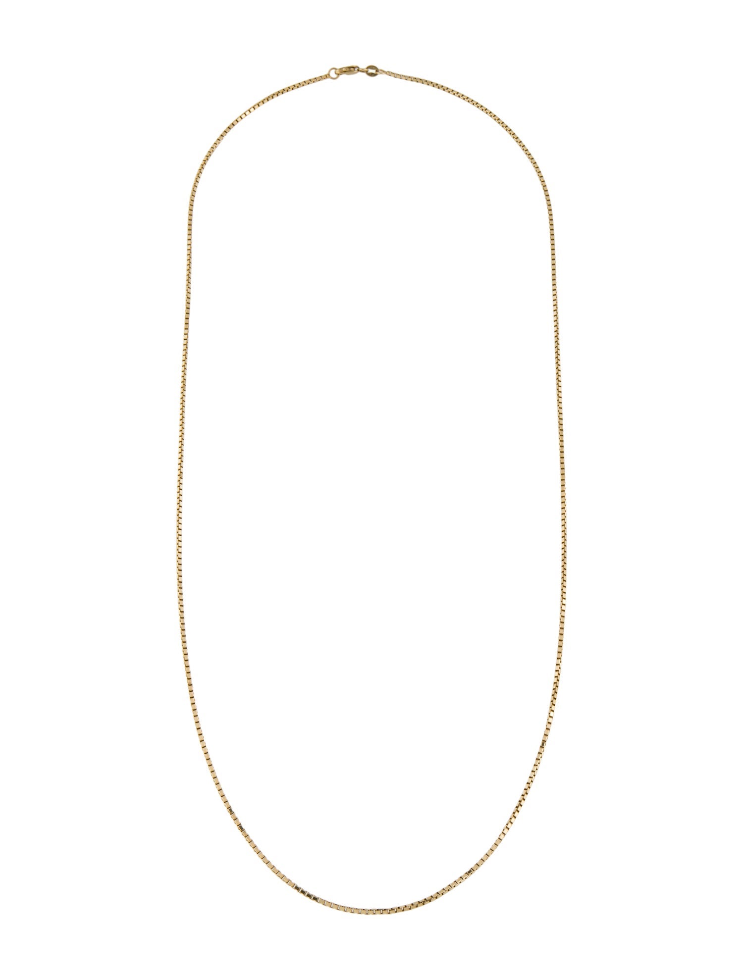 Necklace 14K Box Chain Necklace