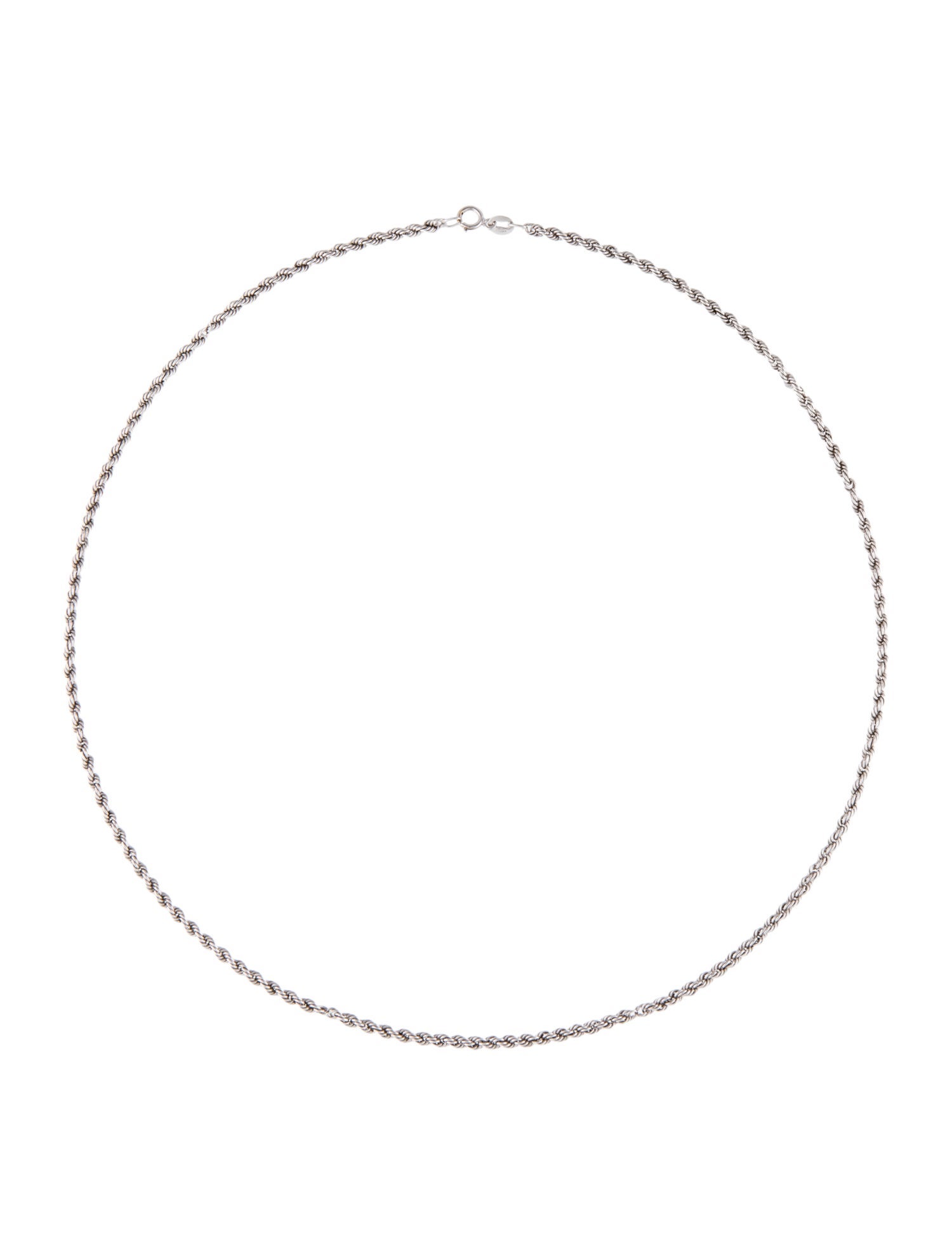 Necklace 18K Rope Chain Link