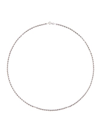 Necklace 18K Rope Chain Link Necklace