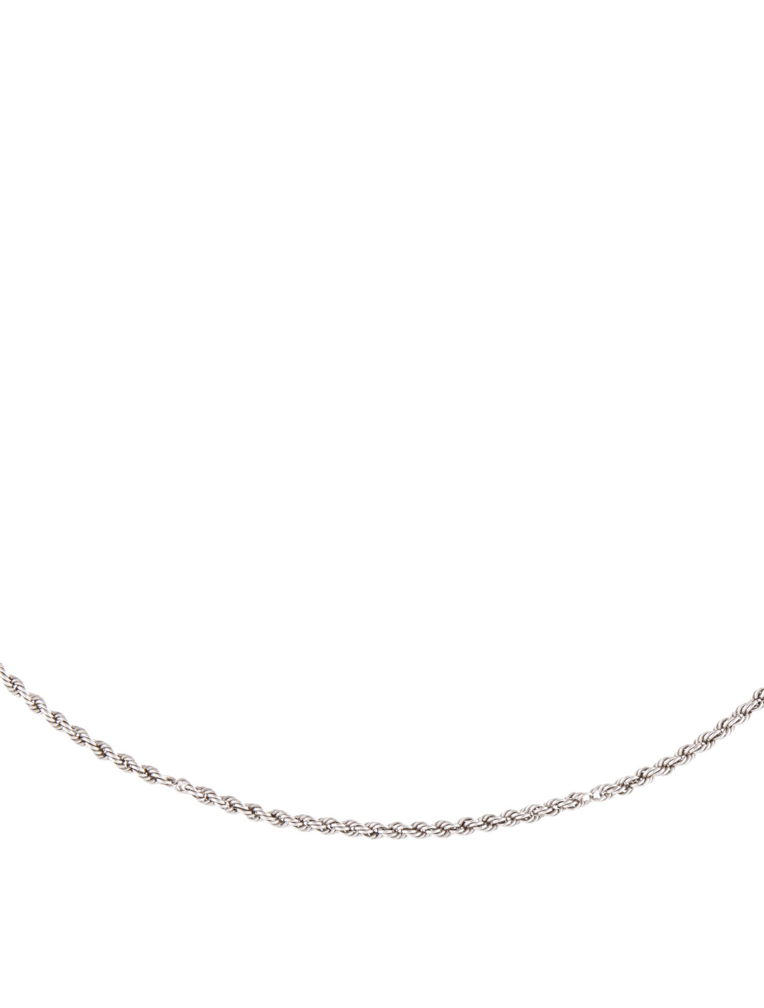 Necklace 18K Rope Chain Link