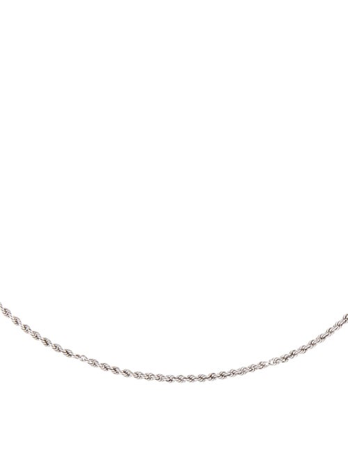 Necklace 18K Rope Chain Link Necklace