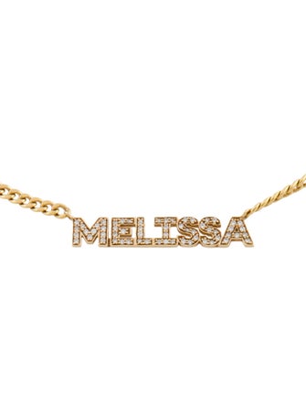 Necklace 14K Diamond 'MELISSA' Pendant Necklace