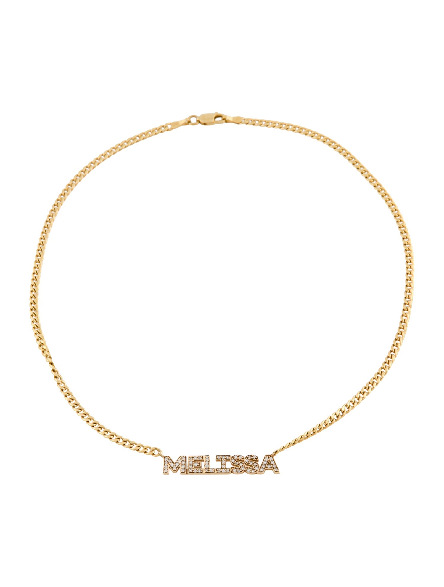 Necklace 14K Diamond 'MELISSA' Pendant