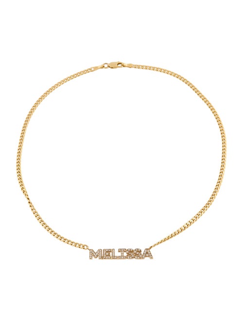 Necklace 14K Diamond 'MELISSA' Pendant Necklace