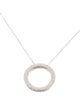 Necklace 14K 1.25ctw Diamond Circle Pendant Necklace