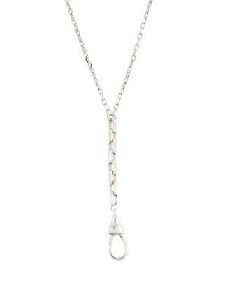 Necklace 14K Chain Link Lariat Necklace